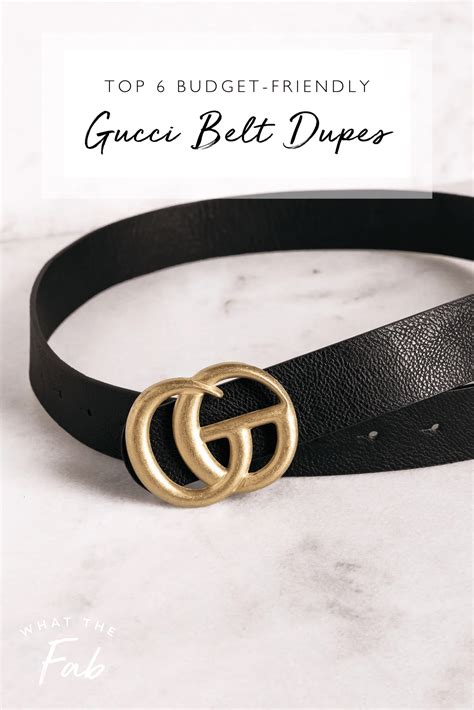 best gucci belt dupe|gucci inspired belt bag.